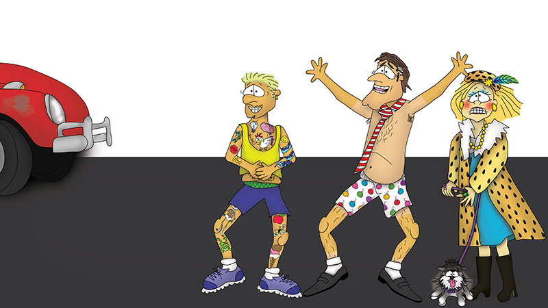 The Senator's New Clothes The Bizzy Buddies Snail's Pace Productions Vuja Day Artist Author Comedy
