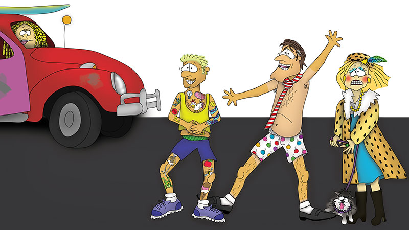 The Senator's New Clothes The Bizzy Buddies Snail's Pace Productions Vuja Day Artist Author Comedy