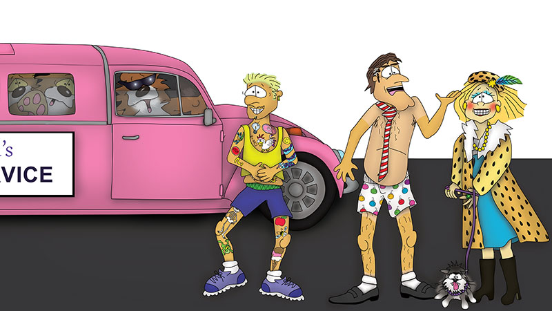 The Senator's New Clothes The Bizzy Buddies Snail's Pace Productions Vuja Day Artist Author Comedy