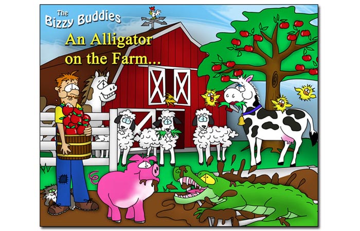 Bizzy Buddies - An Alligator on the Farm - Snails Pace Productions