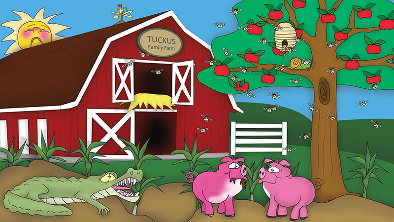 Tuckus Family Farm Allium County Bizzy Buddies - Snail's Pace Productions