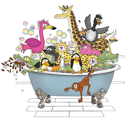 The Bizzy Buddies Snail's Pace Productions Humorous Illustrated Stories Vuja Day Artist Illustrator Author Writer